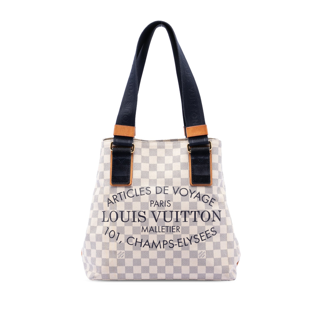 Damier Azur Beach Cabas PM