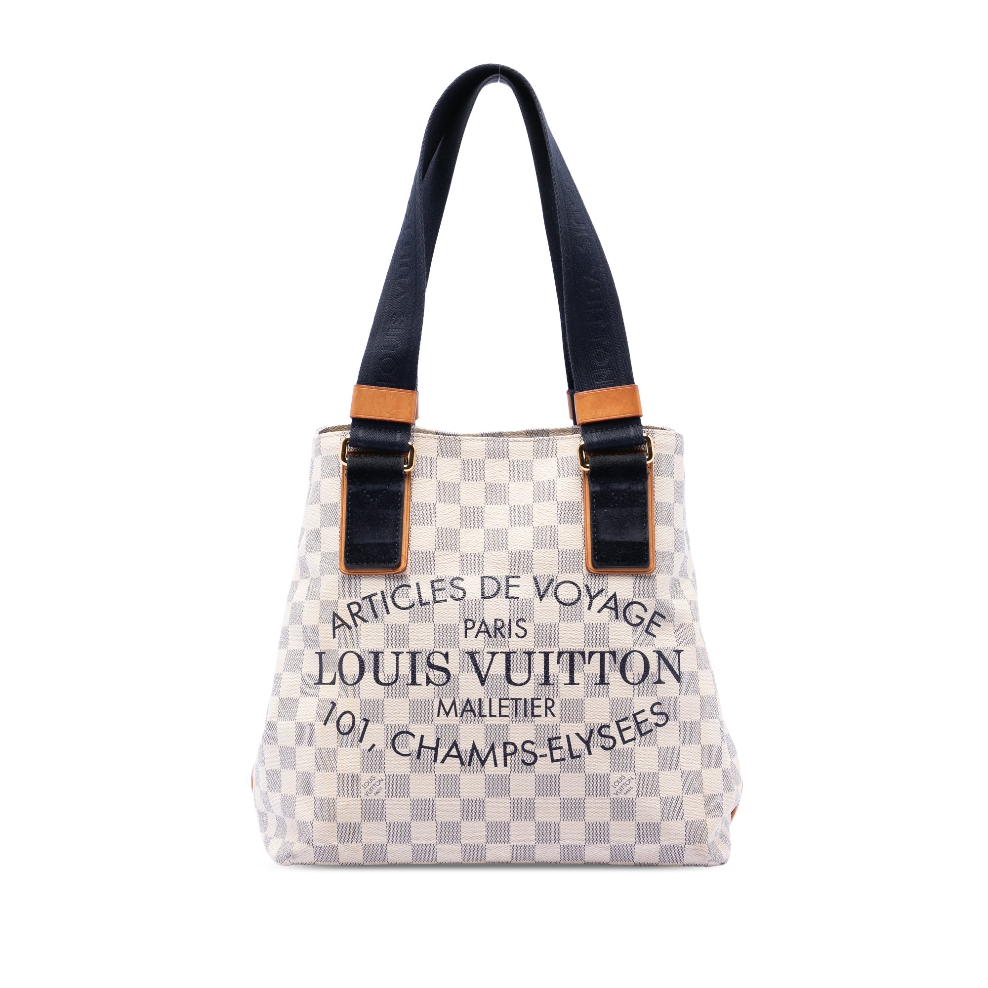 Damier Azur Beach Cabas PM