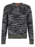 Missoni 3D-Knit Flamed Pattern Sweater — Multicolor