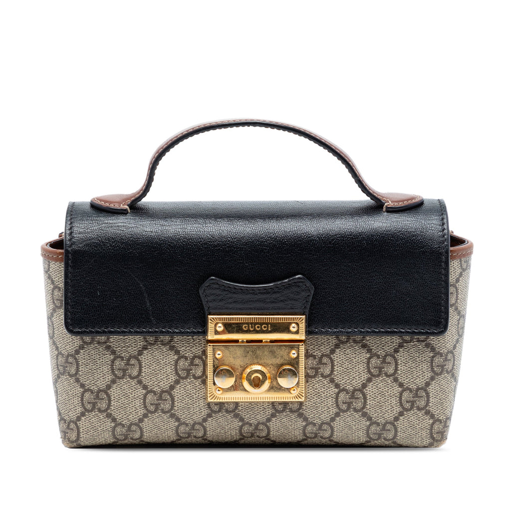 Mini GG Supreme Padlock Satchel