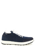 Kiton Technical Cotton Sneaker — Navy