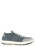 Kiton Technical Cotton Sneaker — blue