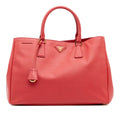 Large Saffiano Lux Galleria Tote