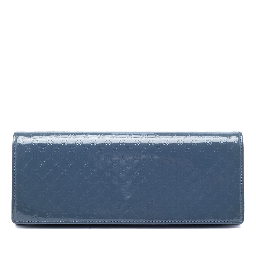 Microguccissima Patent Broadway Clutch