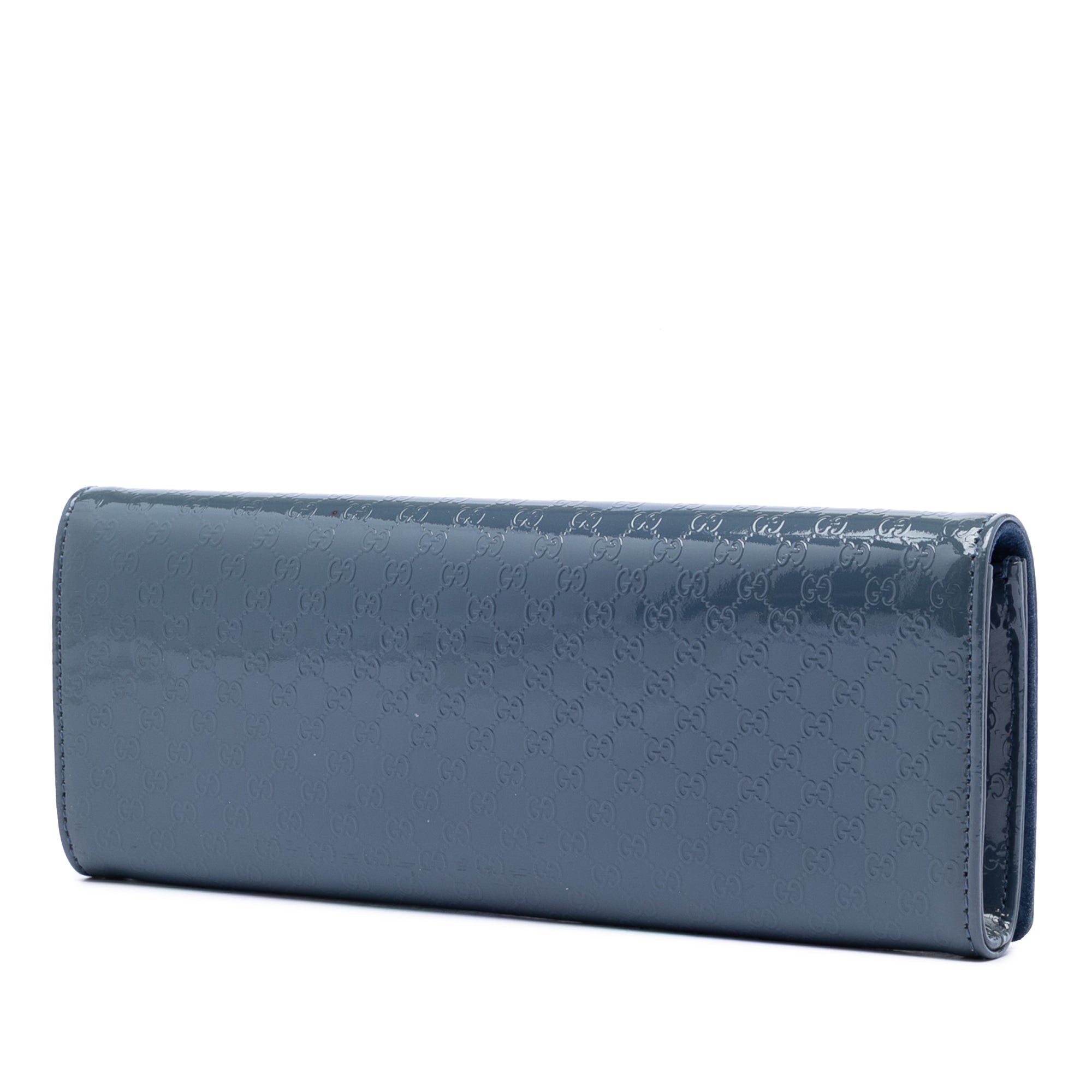 Microguccissima Patent Broadway Clutch