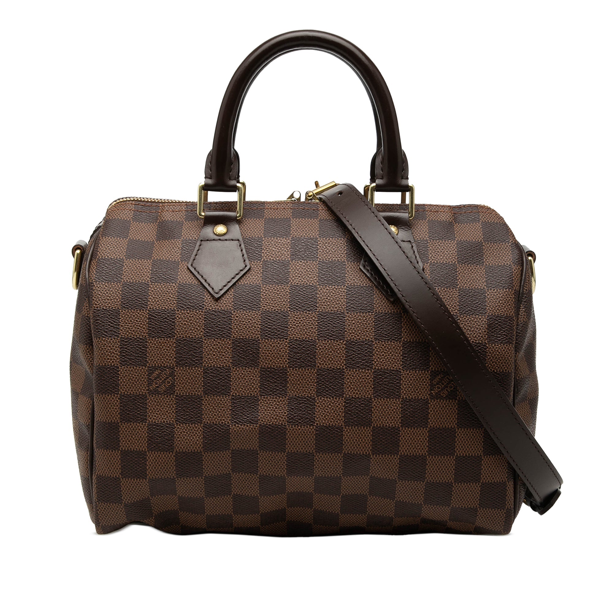 Damier Ebene Speedy Bandouliere 25