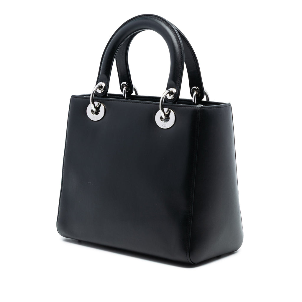 Medium Calfskin Dragonfly Embellished Lady Dior