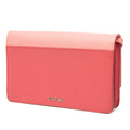 Saffiano Turn Lock Wallet on Strap