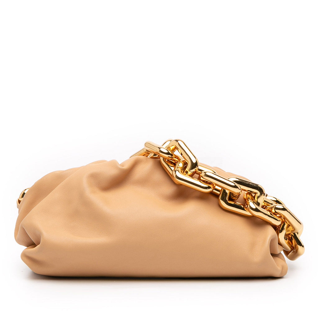 Small Lambskin Chain Pouch