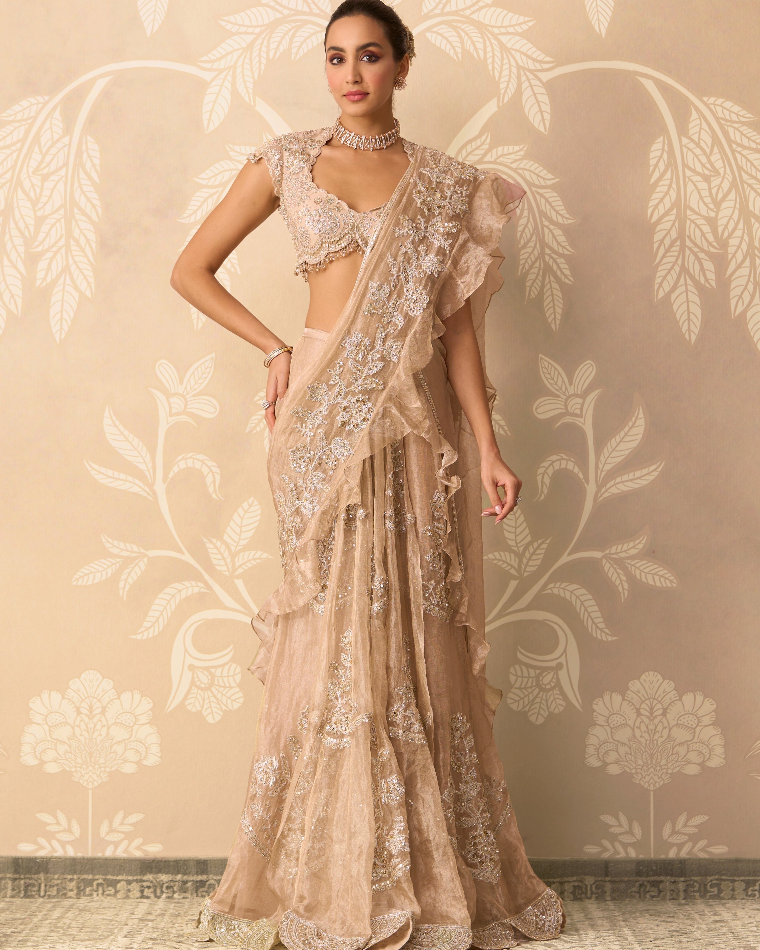 Naazneen Sari Set By KYNAH, Luxury Indian Fashion & Bridal Wear