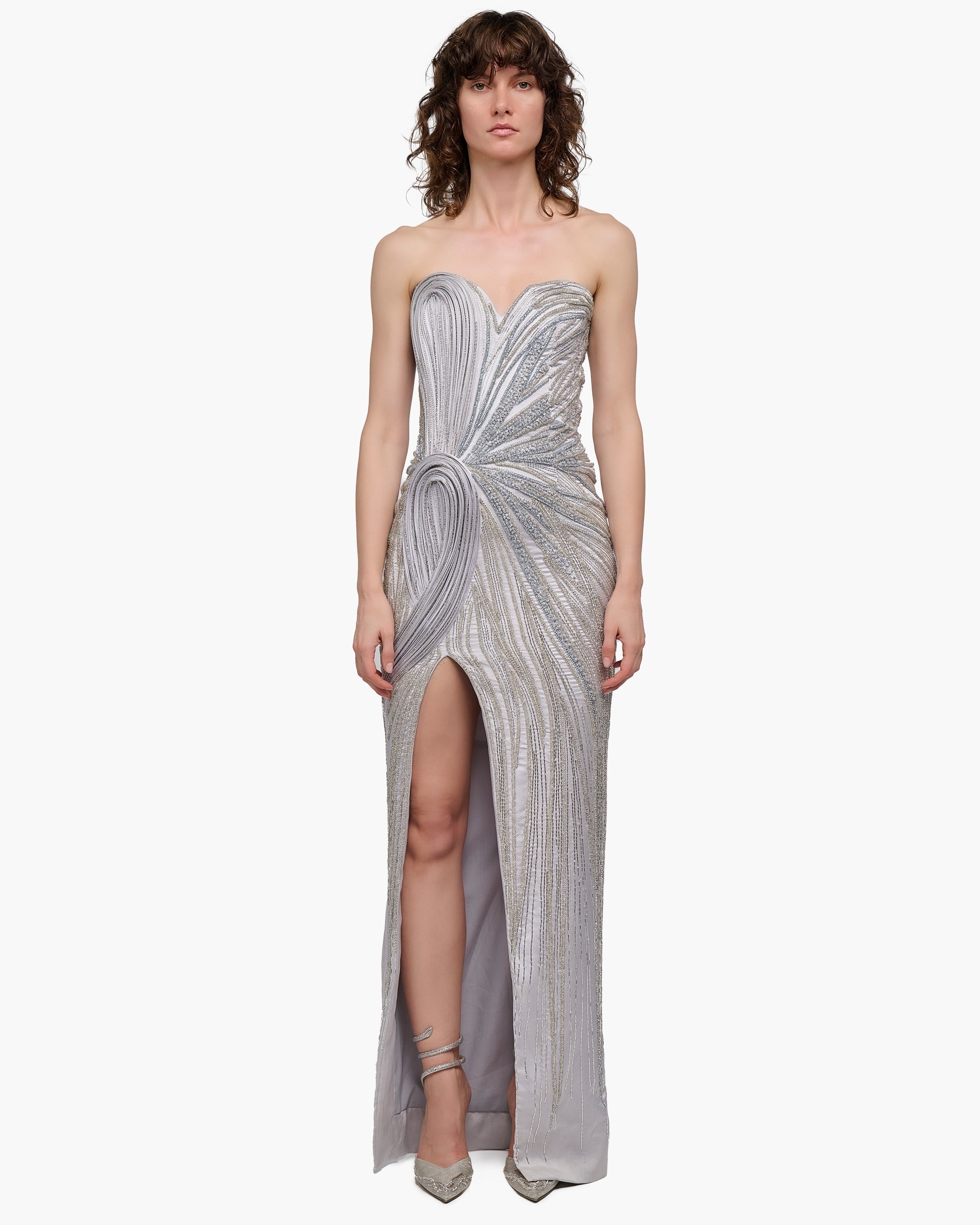 The Lunar Wave Gown By KYNAH, Luxury Indian Fashion & Bridal Wear