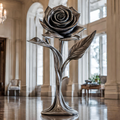 ArtZ® Stainless Steel Rose Sculpture