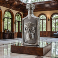 ArtZ® Stainless Steel I Love Tequila Sculpture - Height: 36 inch (91 cm)