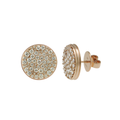 BLACK CAVIAR White Diamond Stud Earrings Pair By ALINKA Fine Jewellery
