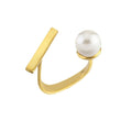 Pearl Band Ring | Gold