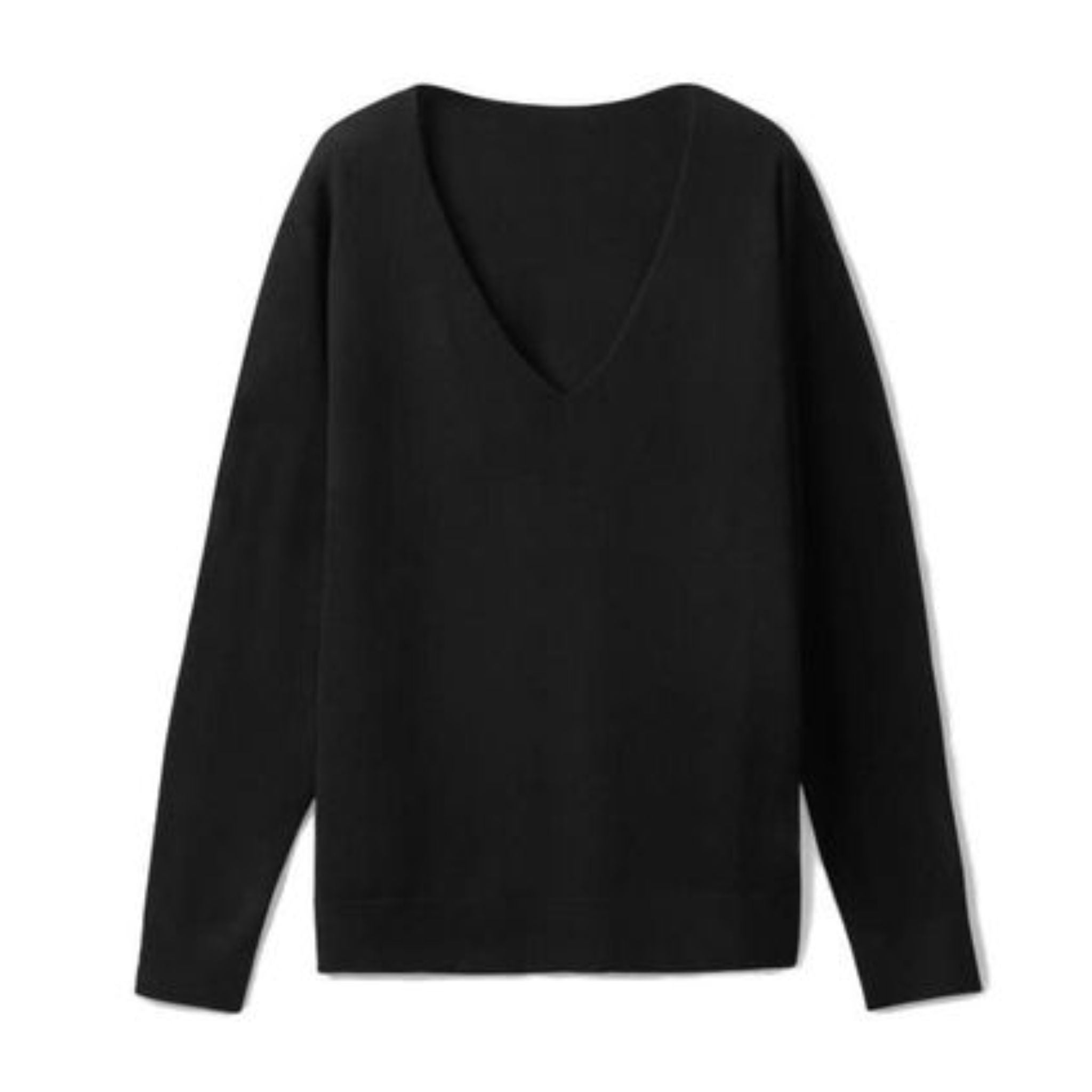 Canna Cotton Cashmere Sweater | Black