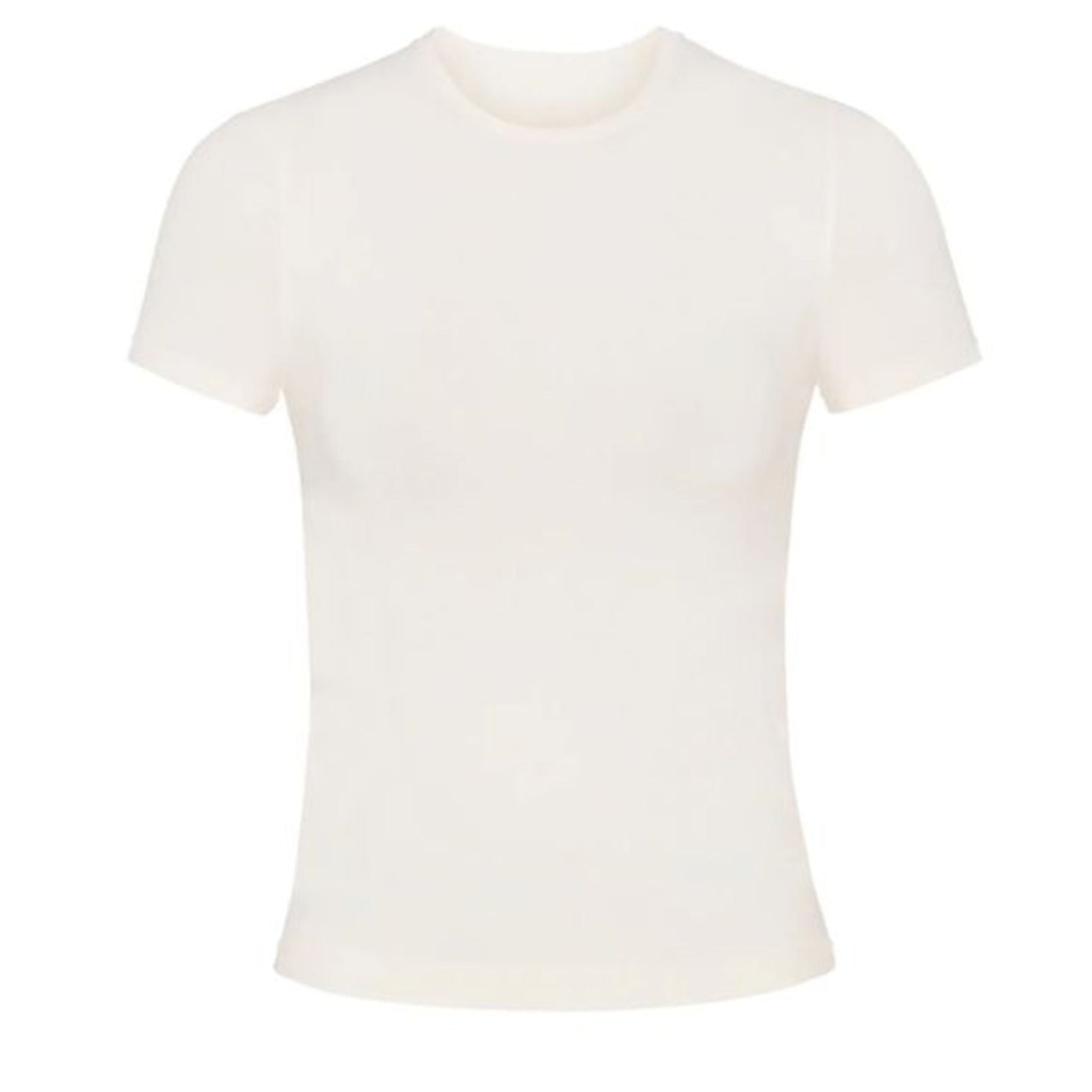Croft Raw Edge Tee | White