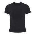 Croft Raw Edge Tee | Black