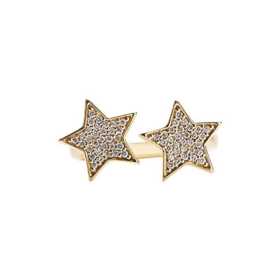 STASIA Two Star Diamond Ring By ALINKA Fine Jewellery