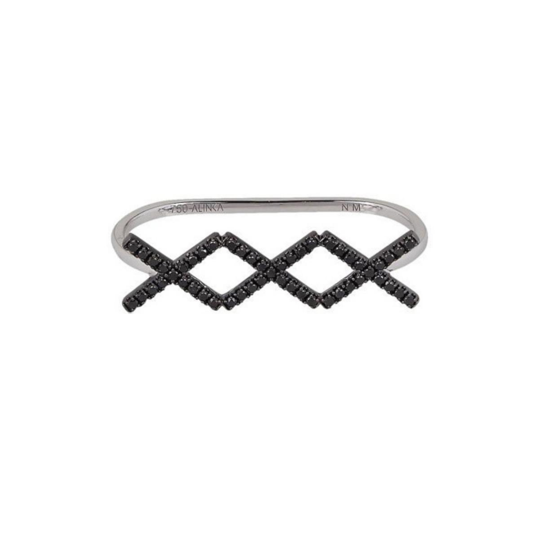 KATIA TRIO Black Diamond Ring By ALINKA Fine Jewellery