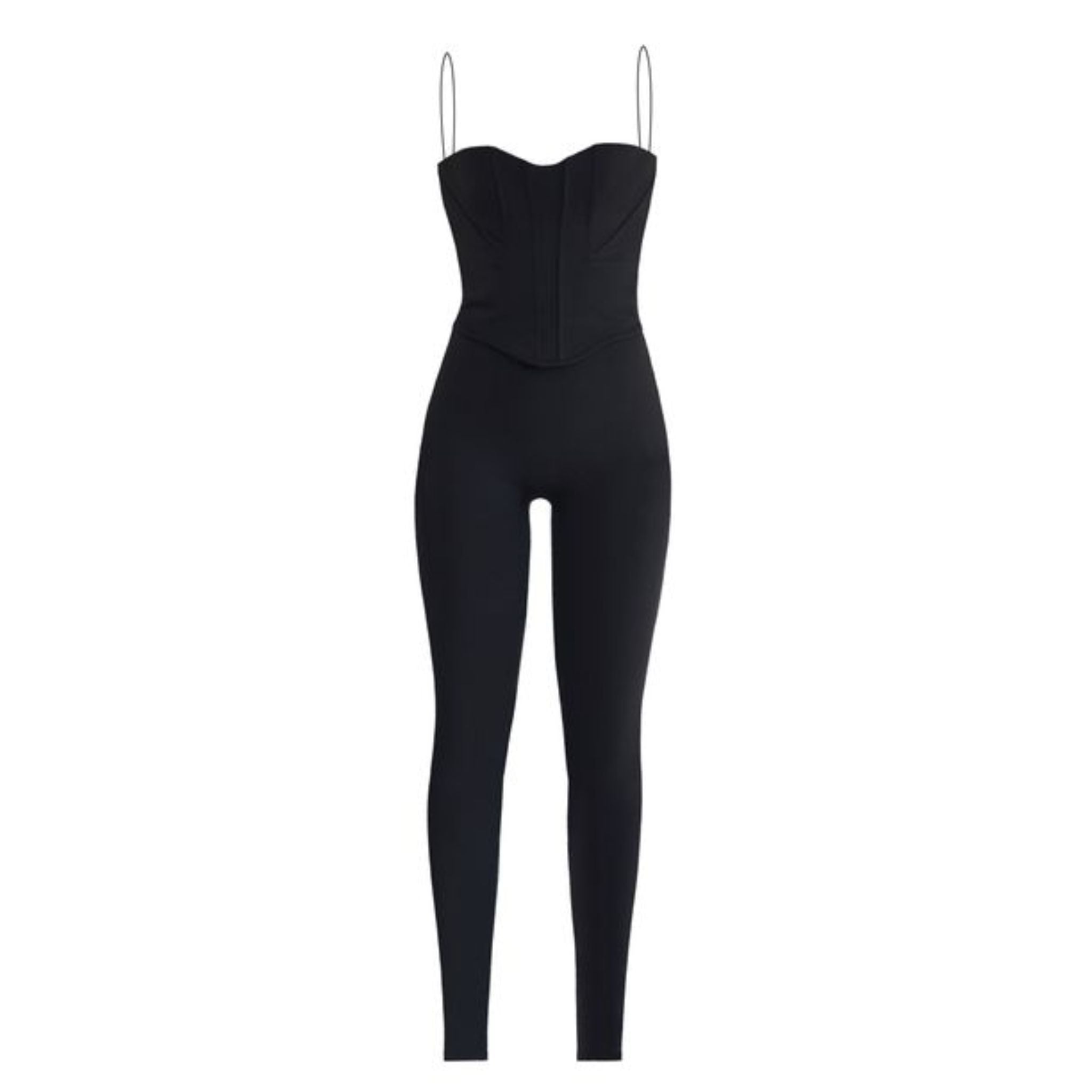 Isles Corset Bodysuit | Black