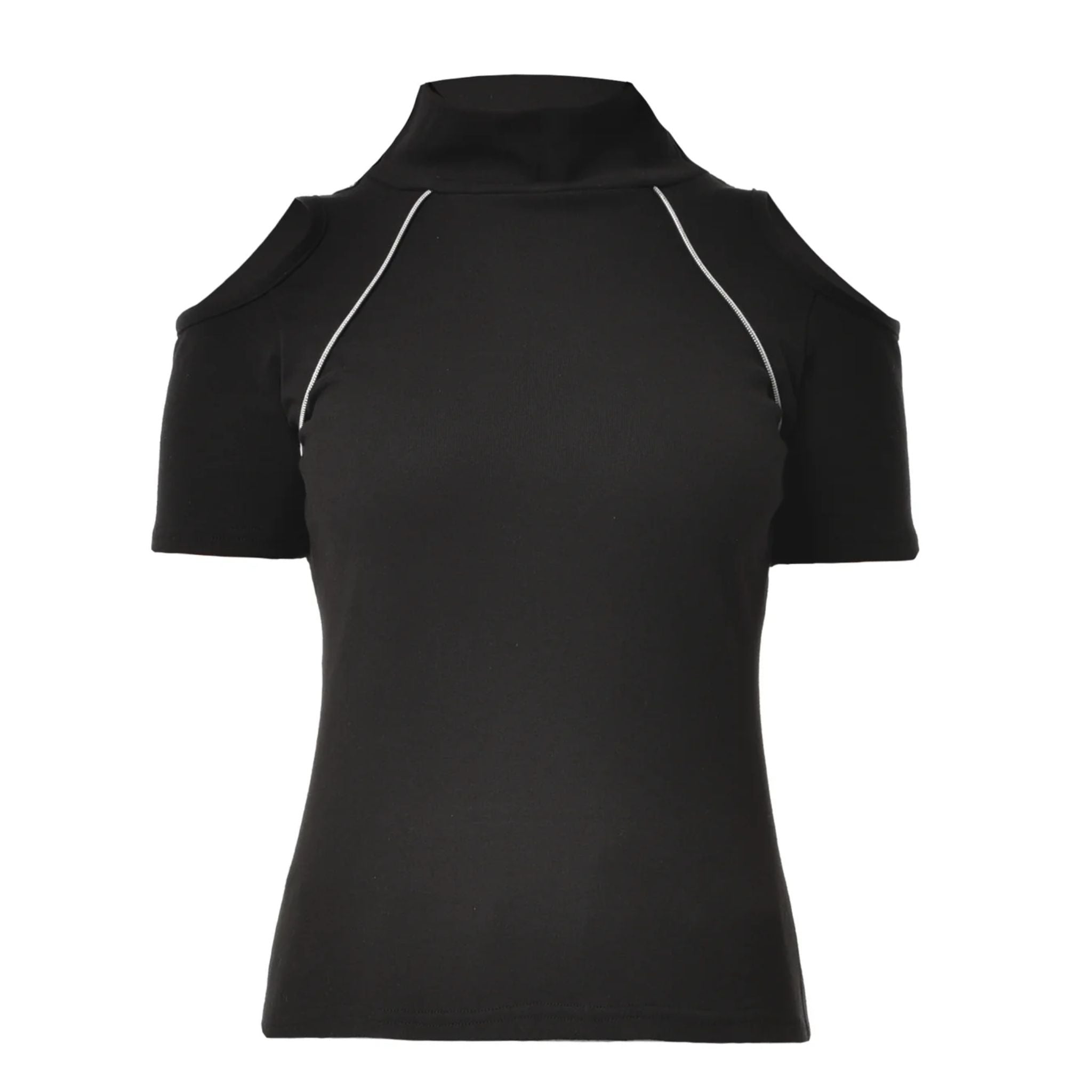 Short Sleeve Open Shoulder Top | PR Sample