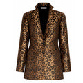 Leopard Print Tailored Blazer | PR Sample