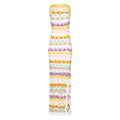 Rainbow Handmade Maxi Crochet Dress