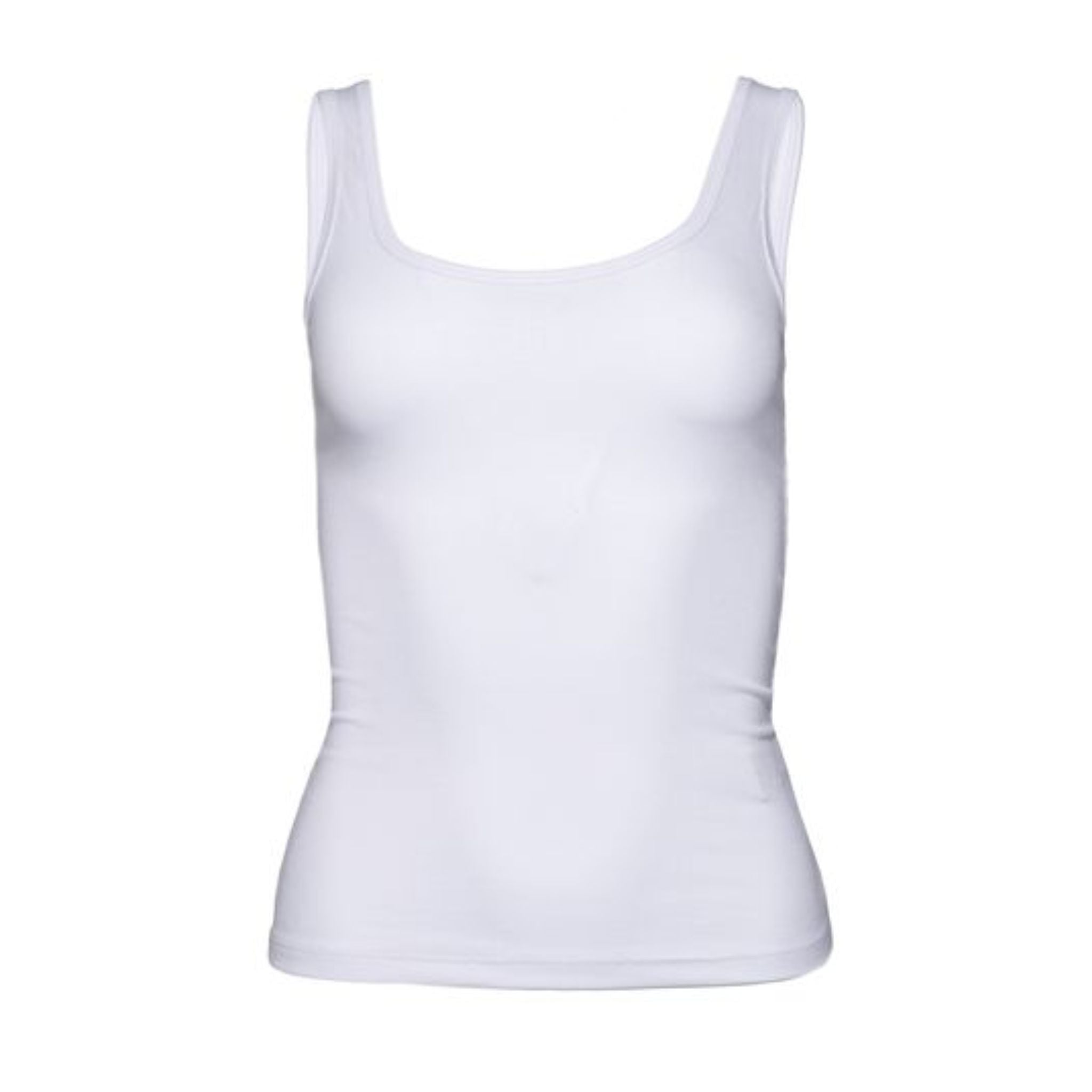 Clear Essential Tank | White