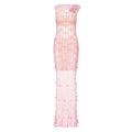 Pink Vanilla Handmade Maxi Crochet Dress