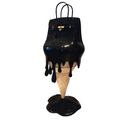 ArtZ® So Fancy Ice Cream Bag Sculpture - Black / 64.9 inch by 21.7 inch by 21.7 inch (165 x 55 x 55 cm)