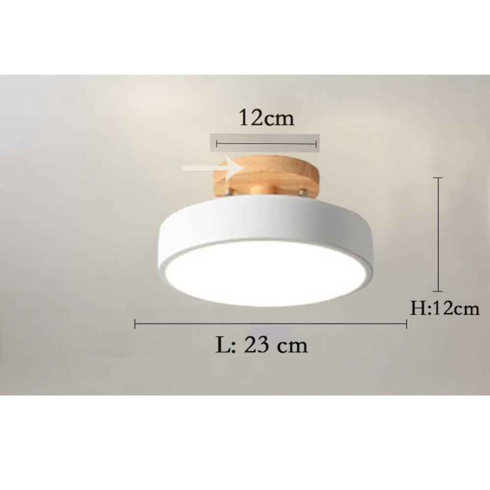 ArtZ® Nordic Ceiling Lamp - 1 Head White