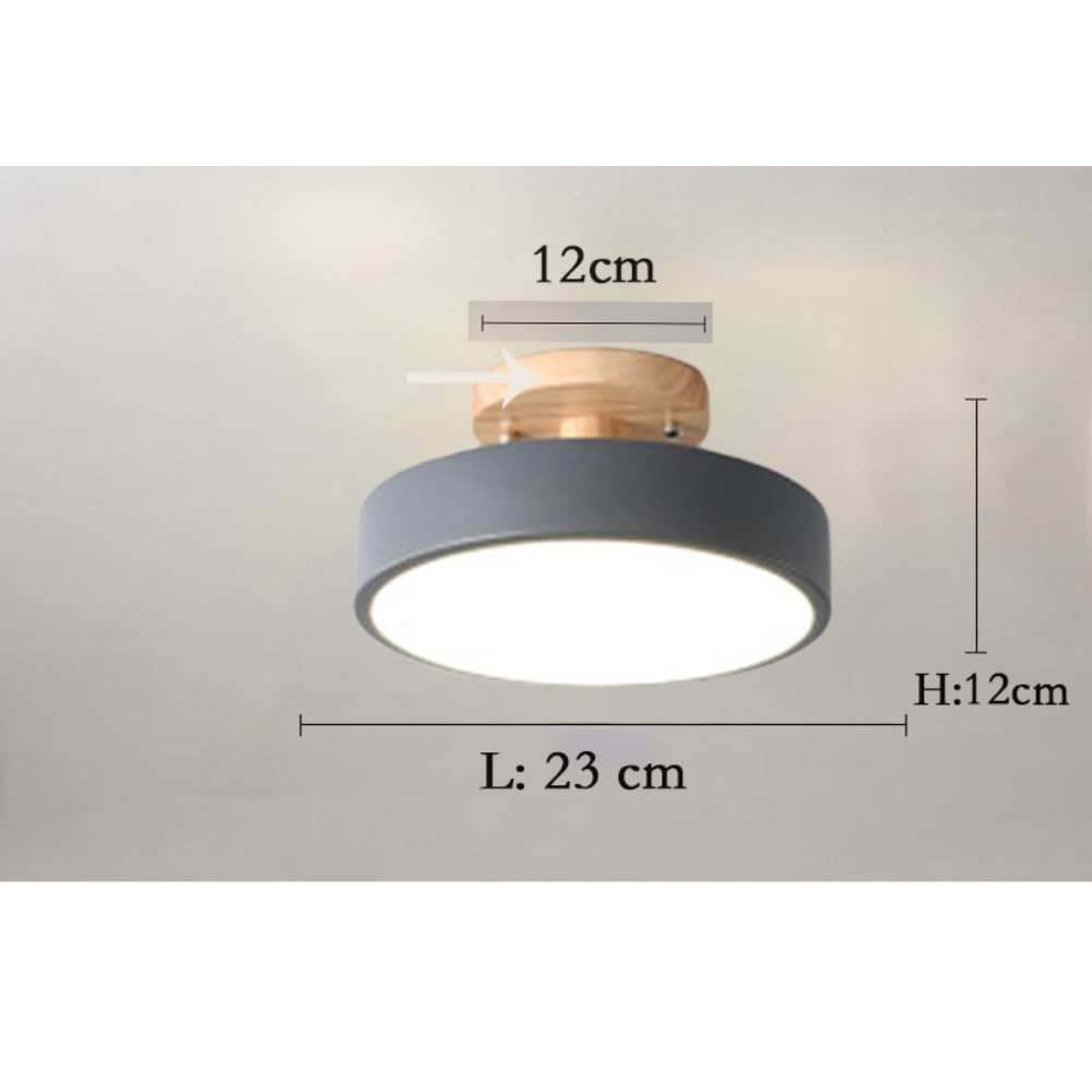 ArtZ® Nordic Ceiling Lamp - 1 Head Gray