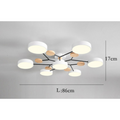 ArtZ® Nordic Ceiling Lamp - 7 Head White