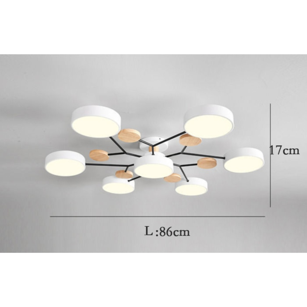 ArtZ® Nordic Ceiling Lamp - 7 Head White