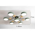 ArtZ® Nordic Ceiling Lamp - 7 Head Green