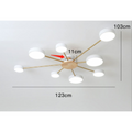 ArtZ® Nordic Ceiling Lamp - 8 Head White