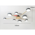 ArtZ® Nordic Ceiling Lamp - 8 Head Gray