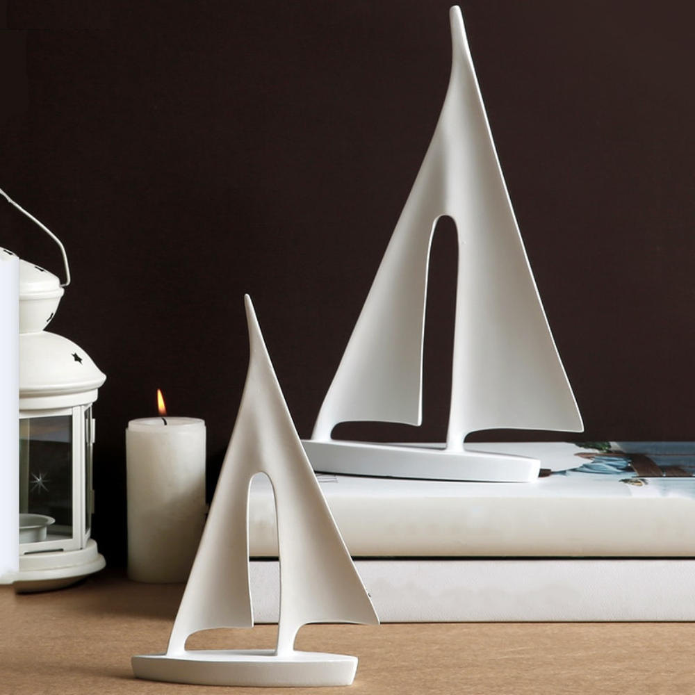 ArtZ® Nordic Abstract Sailboat Sculpture
