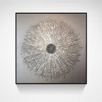 ArtZ® Hypnotic Flower Hand Painted Oil Painting On Canvas