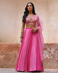 Ombré Meadow Lehenga Set By KYNAH, Luxury Indian Fashion & Bridal Wear