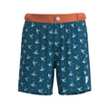 Deep Ocean Kolibri Monogram Swim Trunks