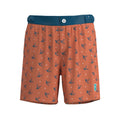 Sunset Orange Kolibri Monogram Swim Trunks