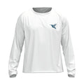 White Ultralight Long-Sleeve UPF Shirt With UV Protection