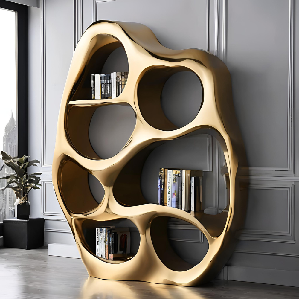 OSO Stainless Steel Melting Lava Bookshelf