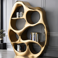 OSO Stainless Steel Melting Lava Bookshelf - Height: 72 inch (183 cm)