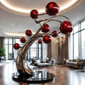 OSO Stainless Steel Cherry Tree Sculpture
