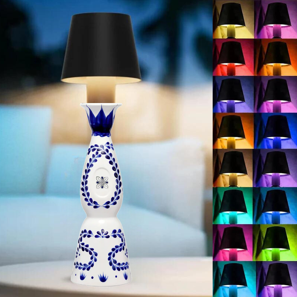 ArtZ® LED Bottle Lamp - Black