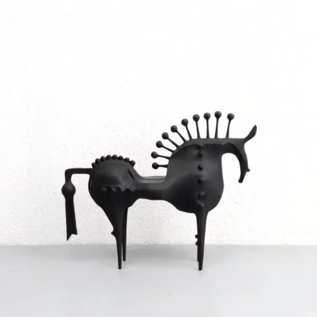 ArtZ® Abstract Horse Metal Sculpture - Small 7.9 x 6.1 x 2.4 inch (20x15.5x6 cm)