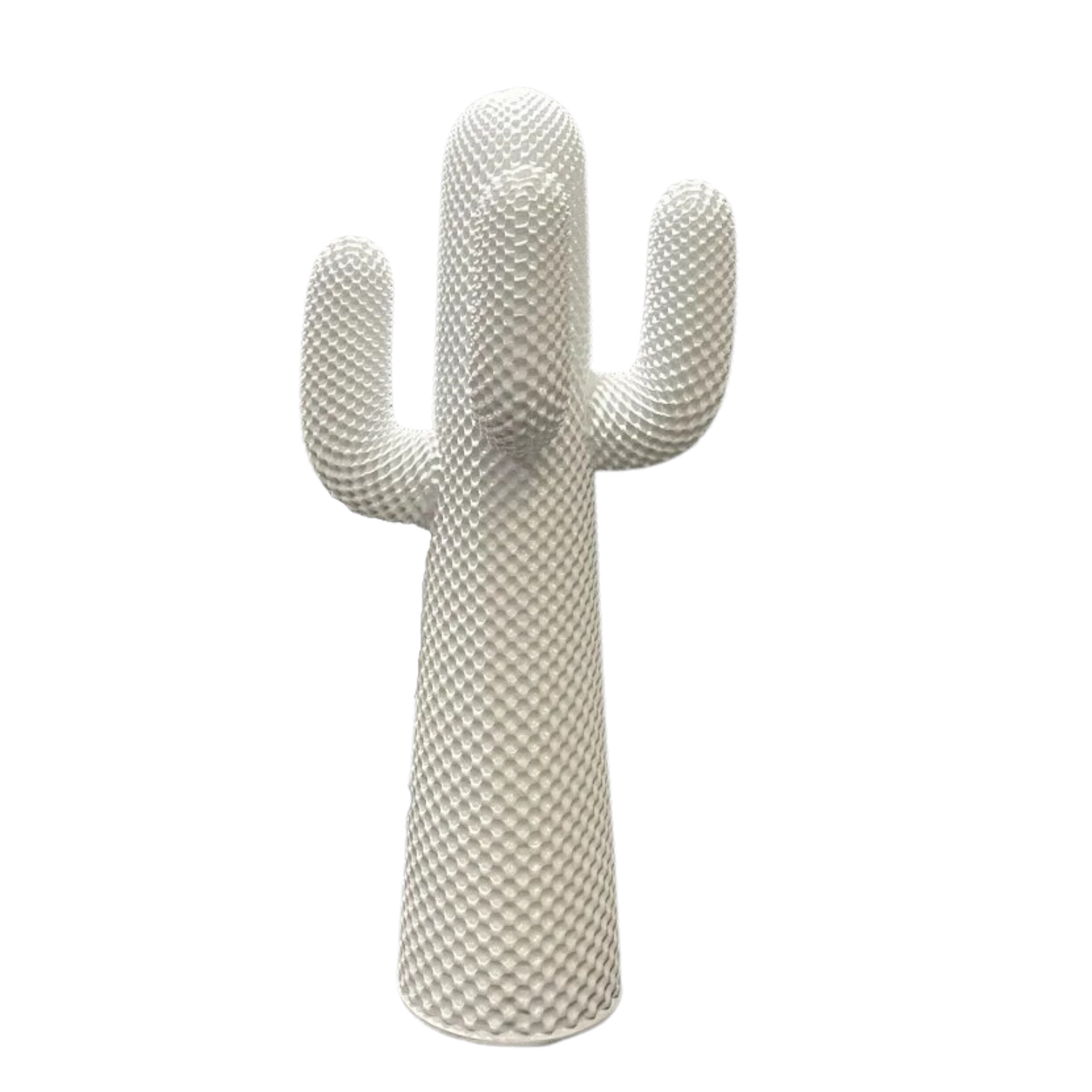 ArtZ® Cactus Sculpture - White / Height 66.9 Inch; Width 29.5 Inch (170x75 cm)
